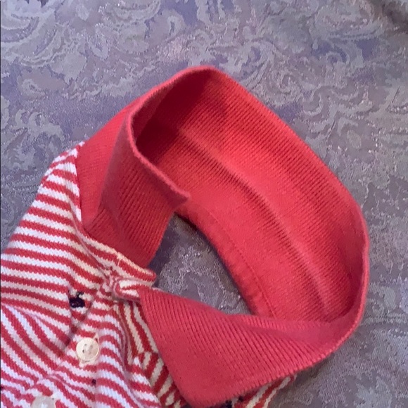 Polo Ralph Lauren Shorts Romper Striped Halter Whale Embroidered - Picture 8 of 9